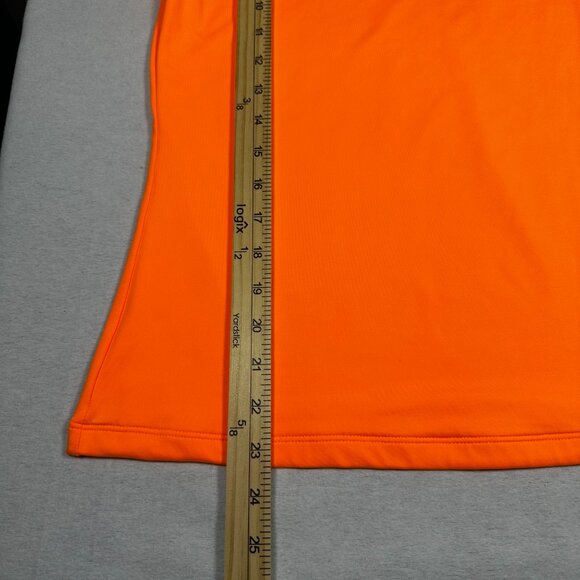 Nike Tennis Dri Fit Pure V Neck Activewear Shirt Size Medium Orange LIKE NEW - Picture 7 of 7